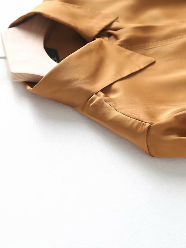 CHEMISE FLUIDE MARRON