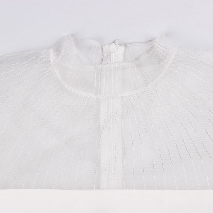 ROBE MINI AMPLE À VOLANTS