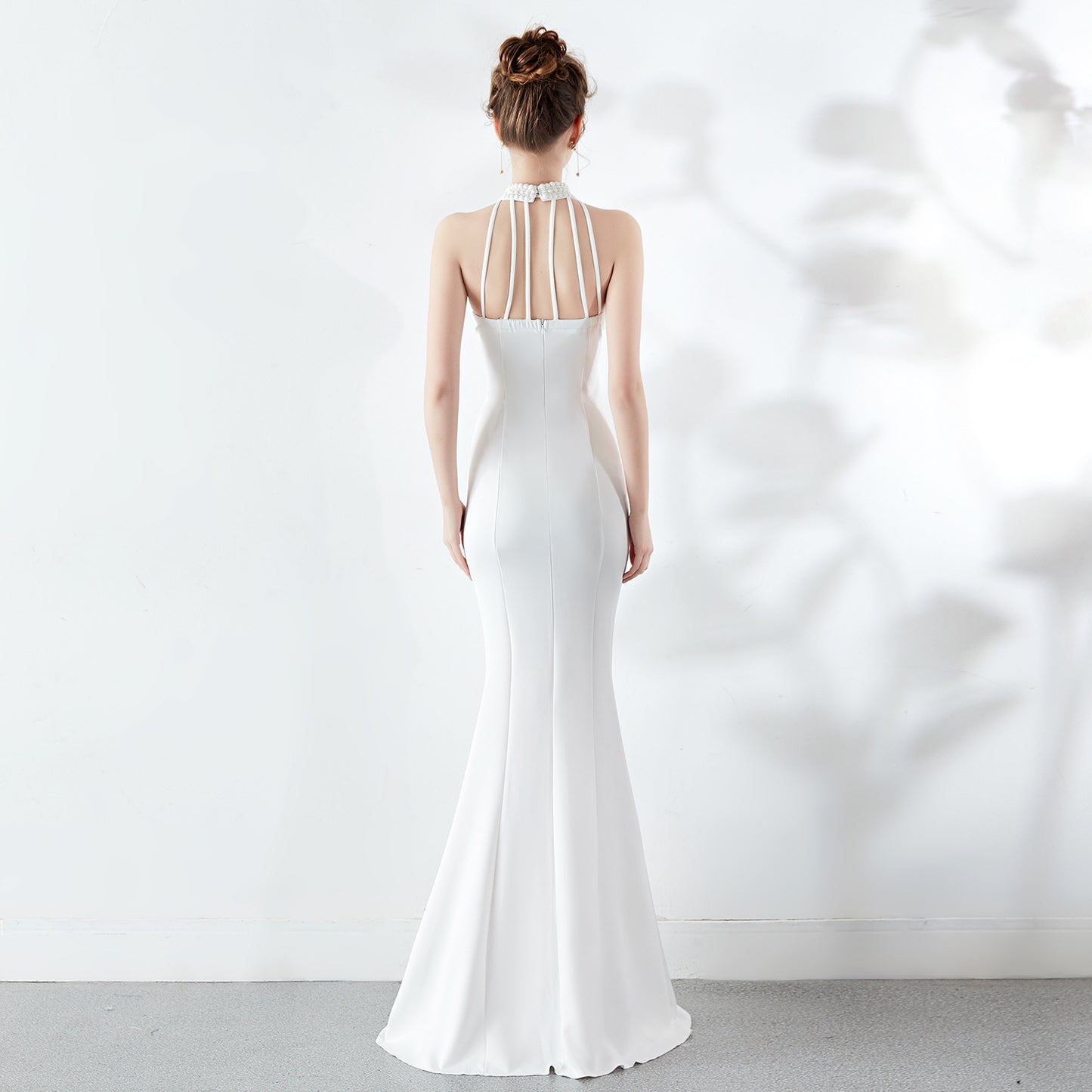 ROBE DE SOIRÉE SIRÈNE À PERLES