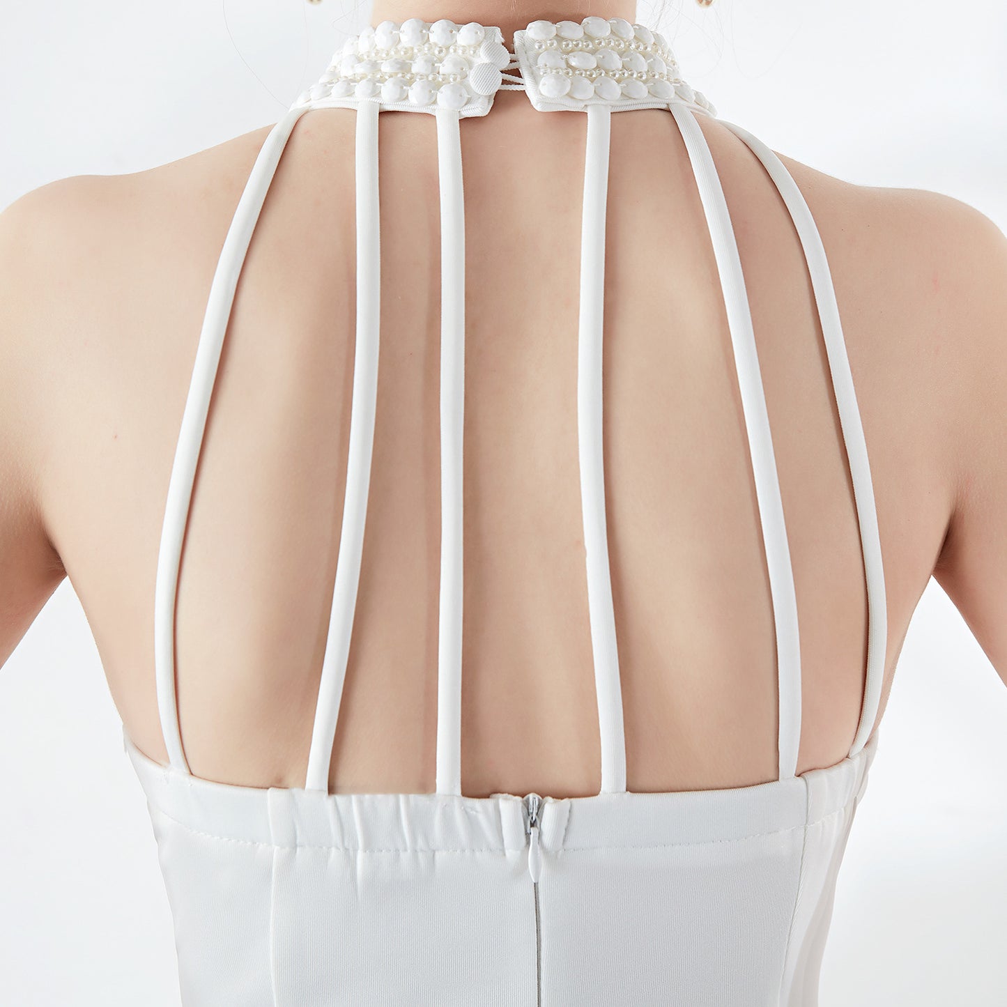 ROBE DE SOIRÉE SIRÈNE À PERLES