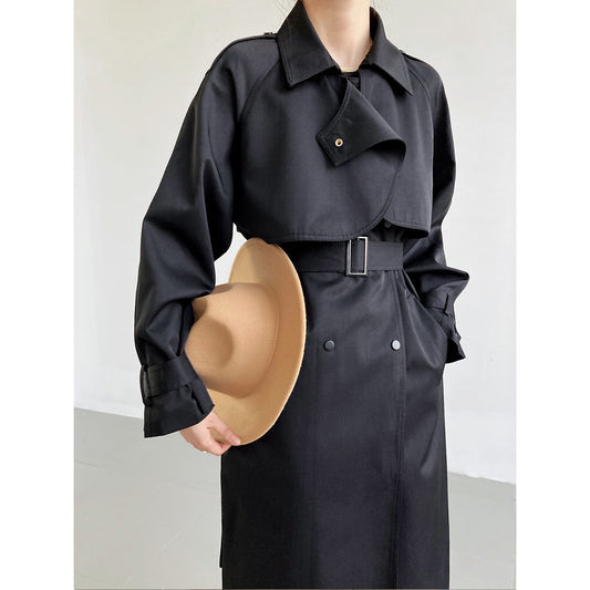 TRENCH COAT MI-LONG COL REVERS