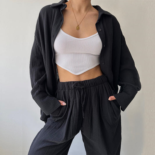 ENSEMBLE CHEMISE & PANTALON FLUIDE