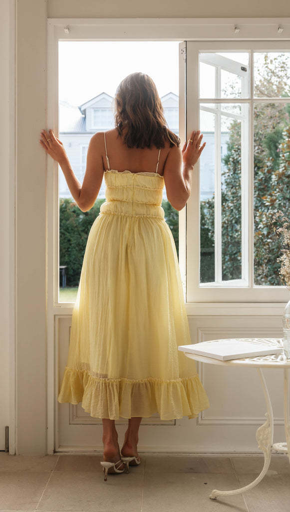 ROBE D'ÉTÉ LONGUE ÉVASÉE & NOEUDS