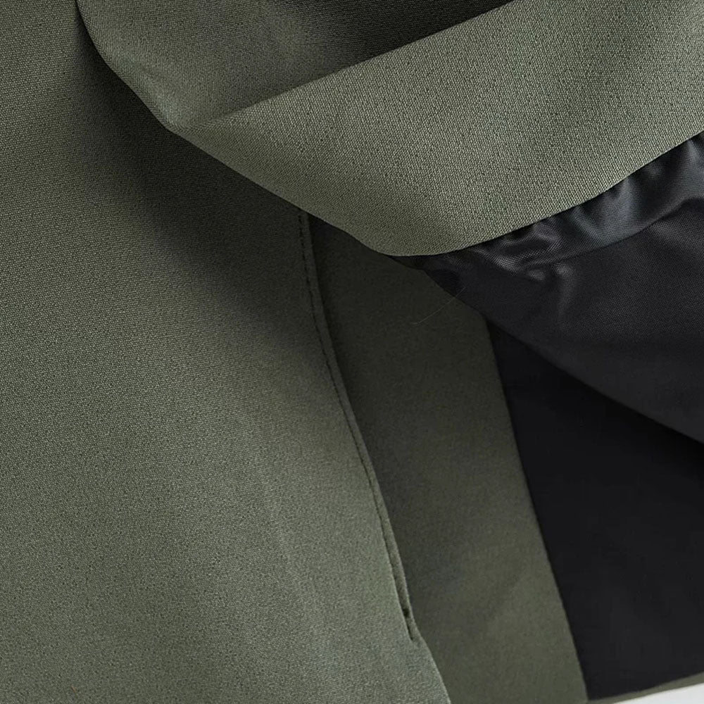 GILET DE COSTUME FENDU CEINTURE INTÉGRÉE
