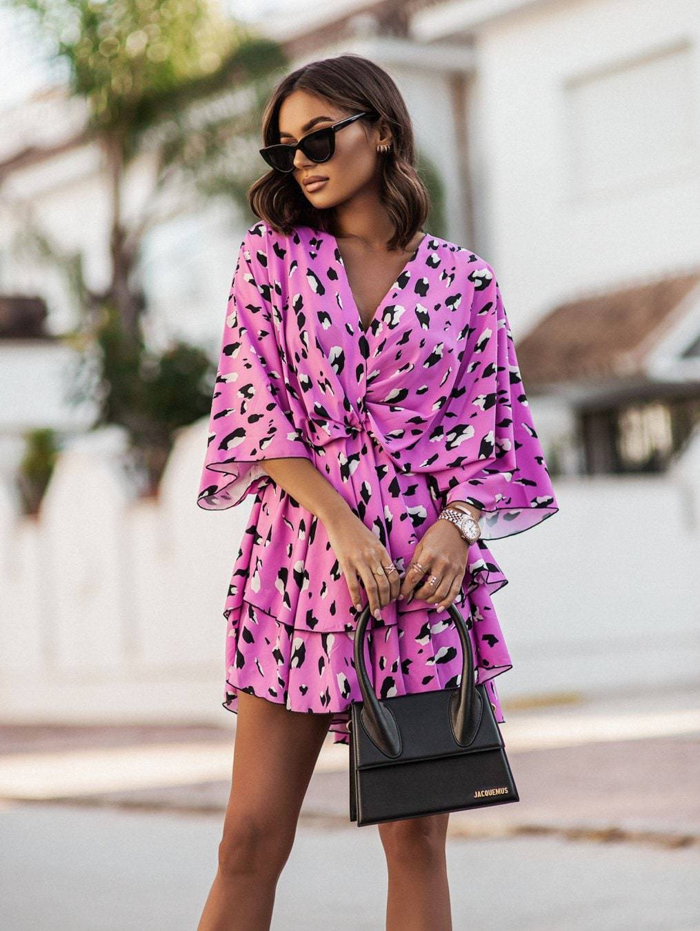 ROBE D'ÉTÉ MINI À VOLANTS