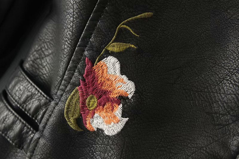 VESTE STYLE MOTARD BRODÉE