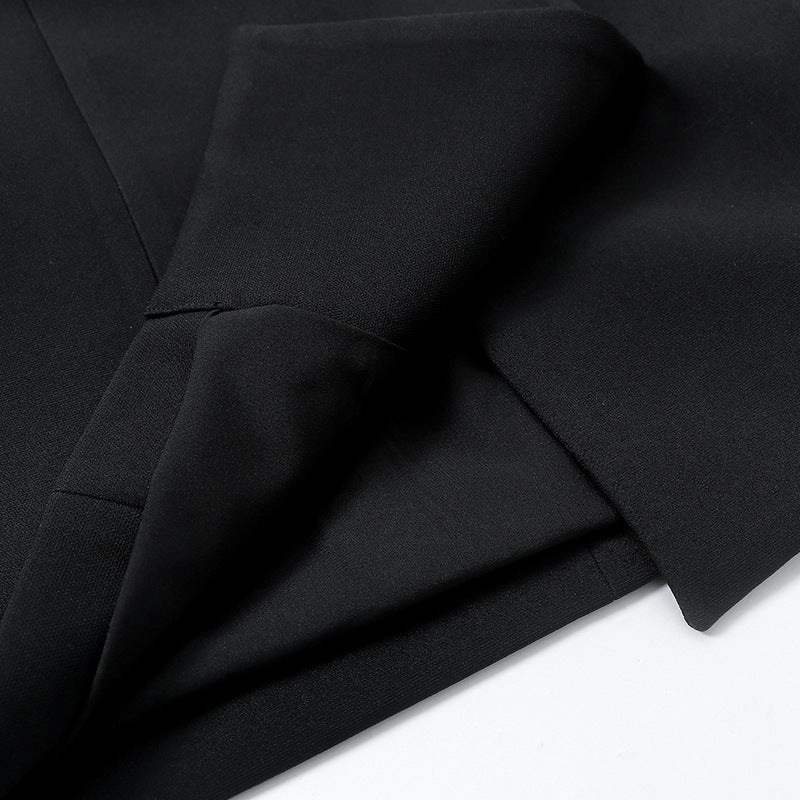 ROBE BLAZER NOIR BOUTONS DORÉS