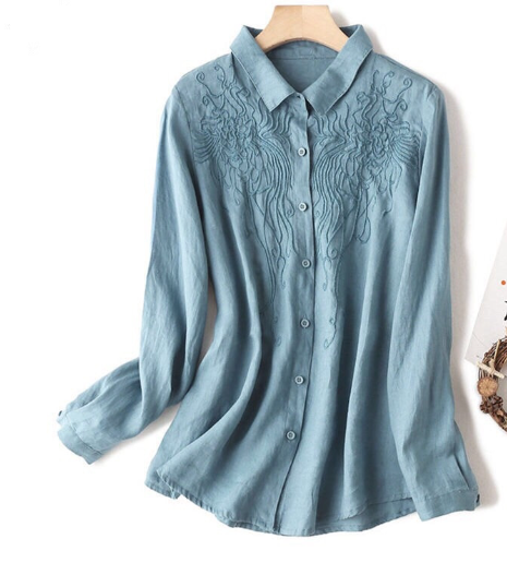 CHEMISE AMPLE BRODÉE