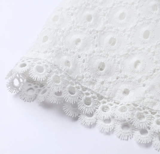 ENSEMBLE TOP&SHORT DENTELLE