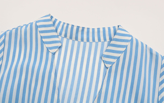 ROBE DÉCONTRACTÉE À RAYURES & TAILLE ÉLASTIQUE