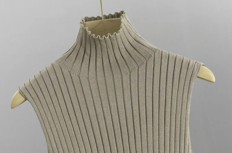 ENSEMBLE 3 PIÈCES EN MAILLE AVEC LONG GILET, PULL ET PANTALON