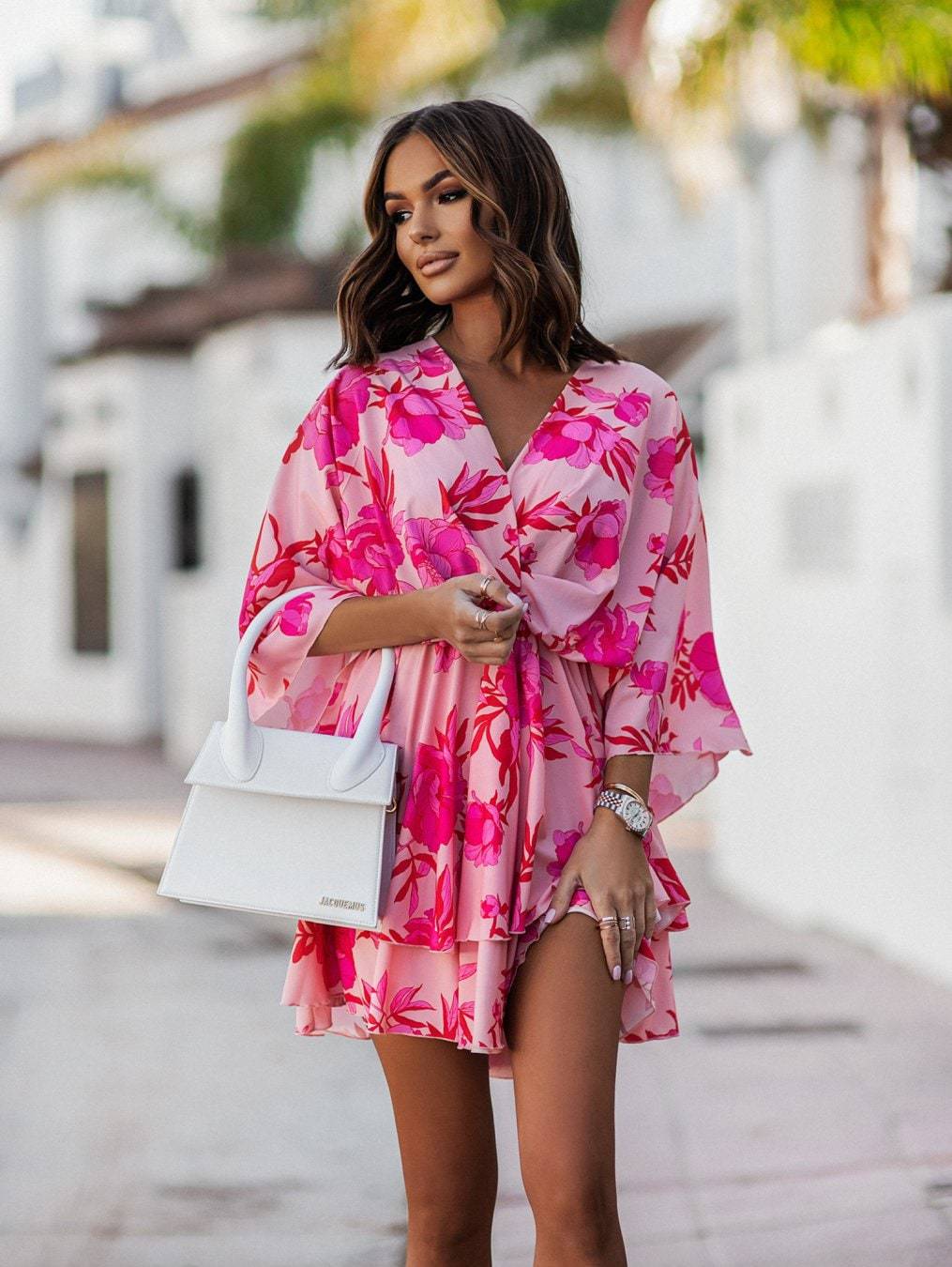 ROBE D'ÉTÉ MINI À VOLANTS