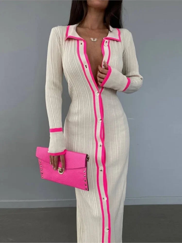 ROBE DÉCONTRACTÉE LONGUE BOUTONNÉE