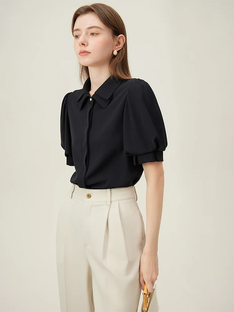 CHEMISE MANCHES COURTES COL POLO