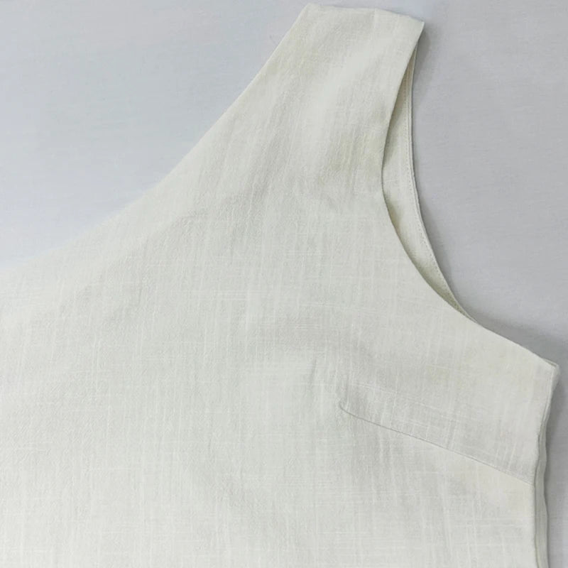 ENSEMBLE TOP&JUPE LONGUE FENDUE EN COTON