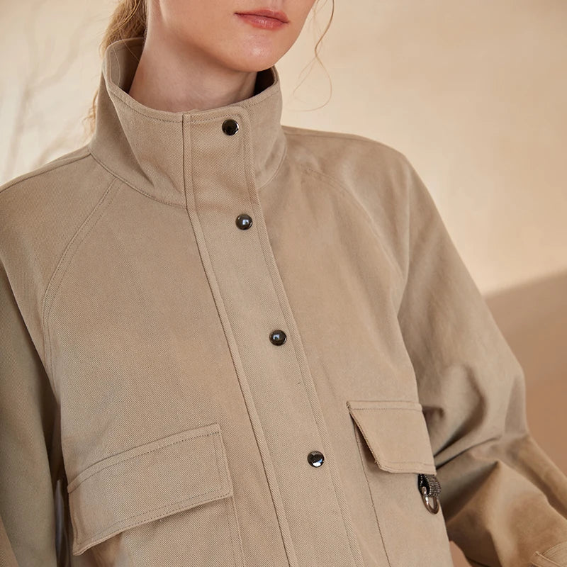 VESTE BOUTONNÉE 100% COTON