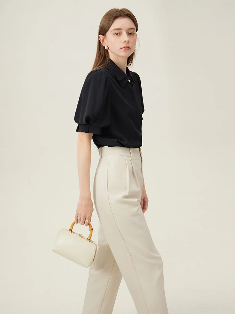 CHEMISE MANCHES COURTES COL POLO
