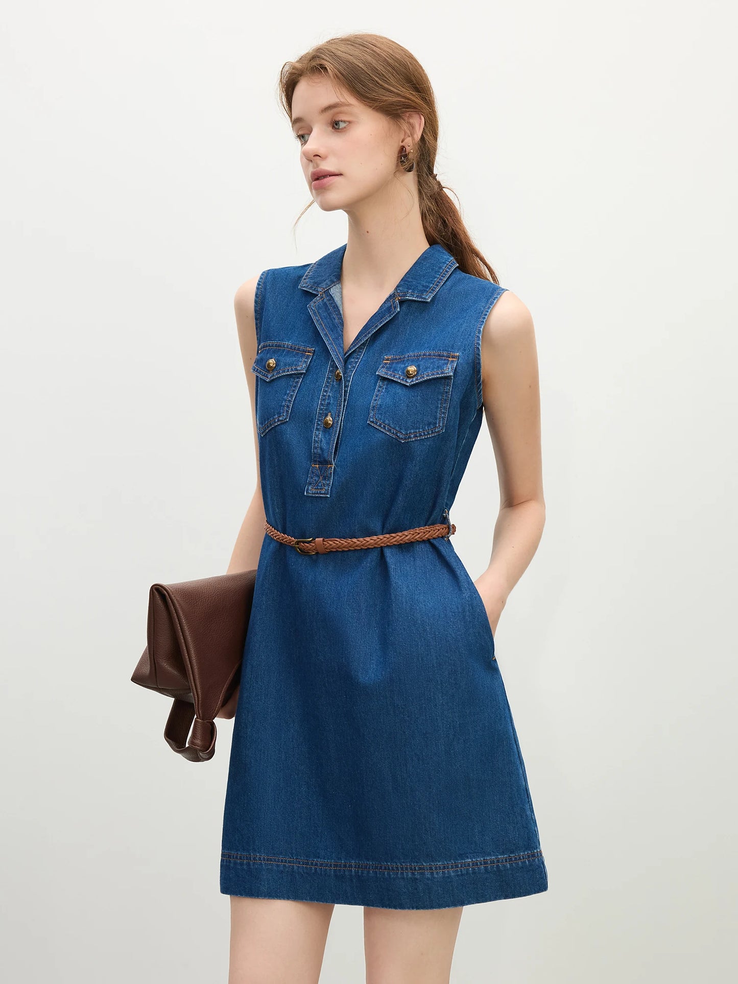 ROBE DENIM COURTE