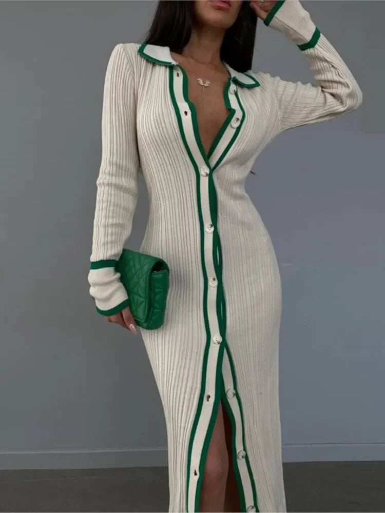 ROBE DÉCONTRACTÉE LONGUE BOUTONNÉE