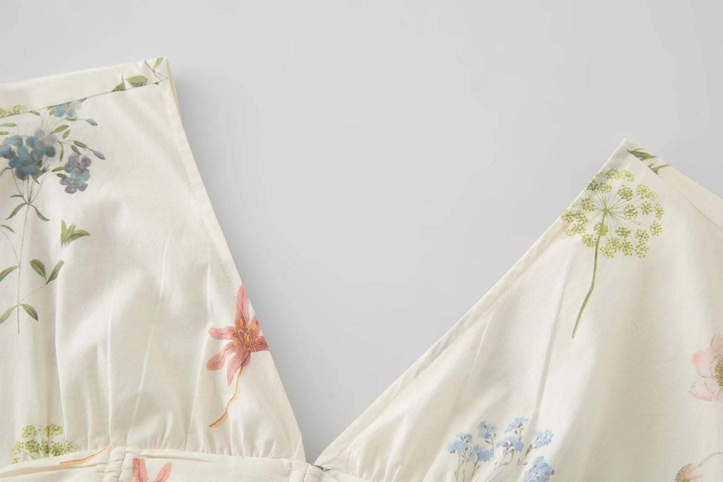 ROBE BOHEME FLORAL EN COTON
