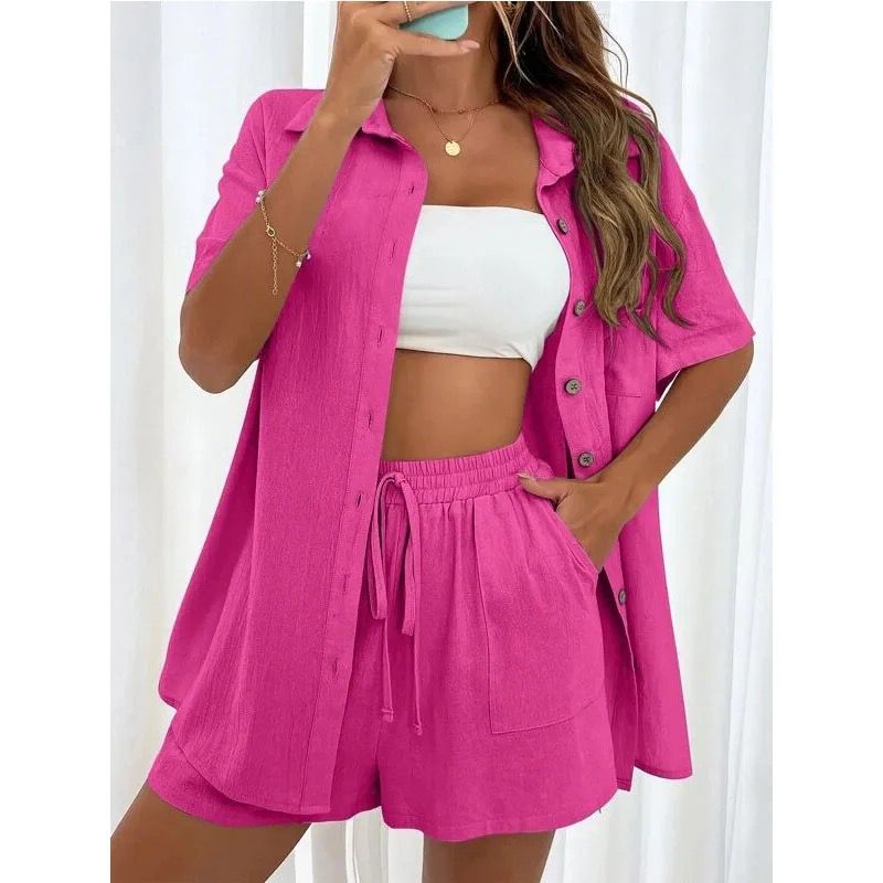 ENSEMBLE CHEMISE & SHORT DÉCONTRACTÉ