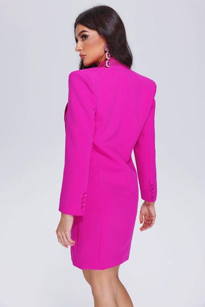 ROBE BLAZER CROISÉE À STRASS