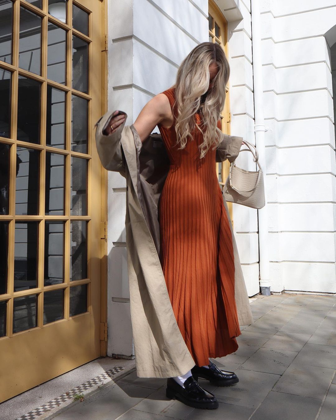 ROBE DÉCONTRACTÉE CASUAL PLISSÉE COTON