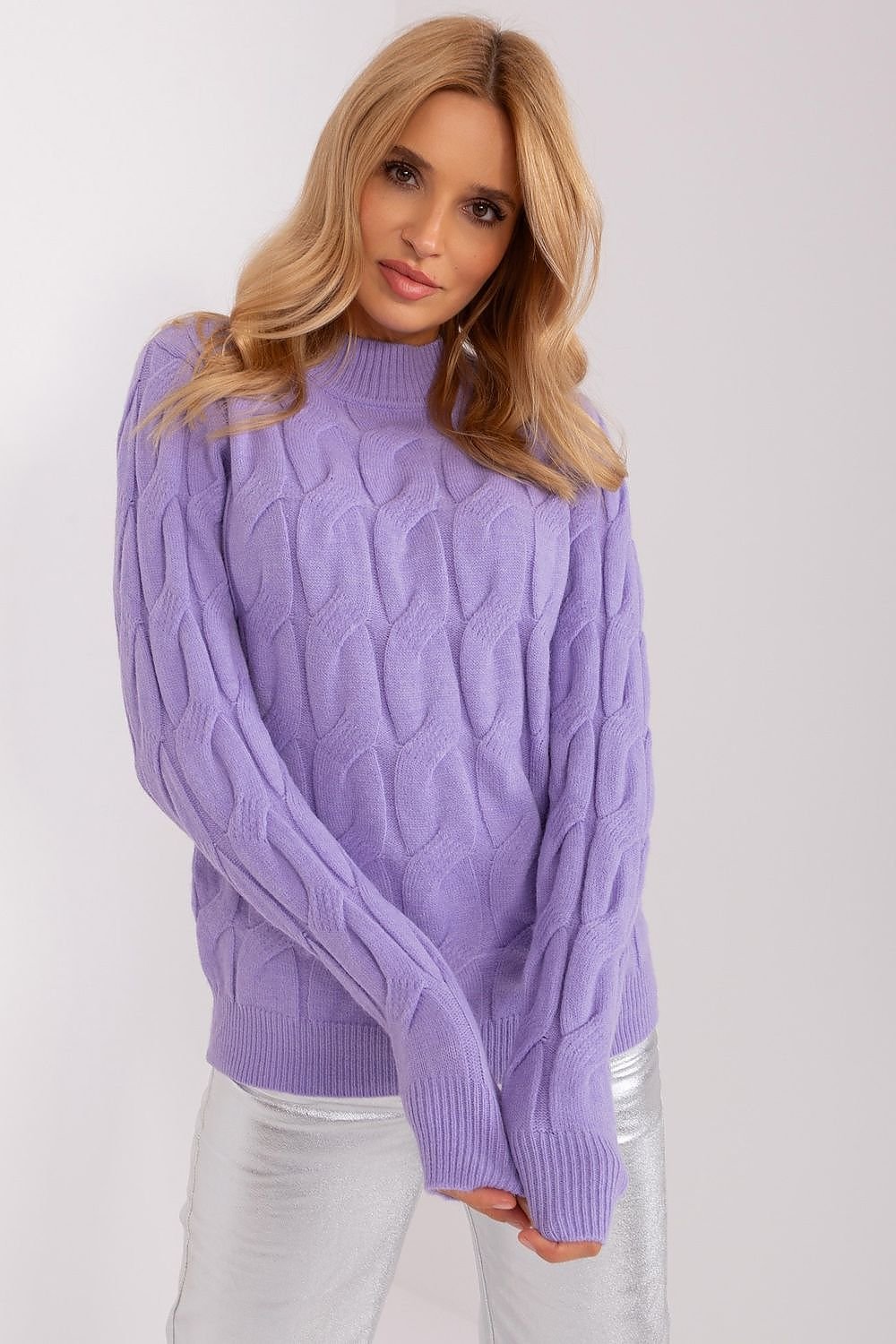 PULL TORSADÉ COL MONTANT
