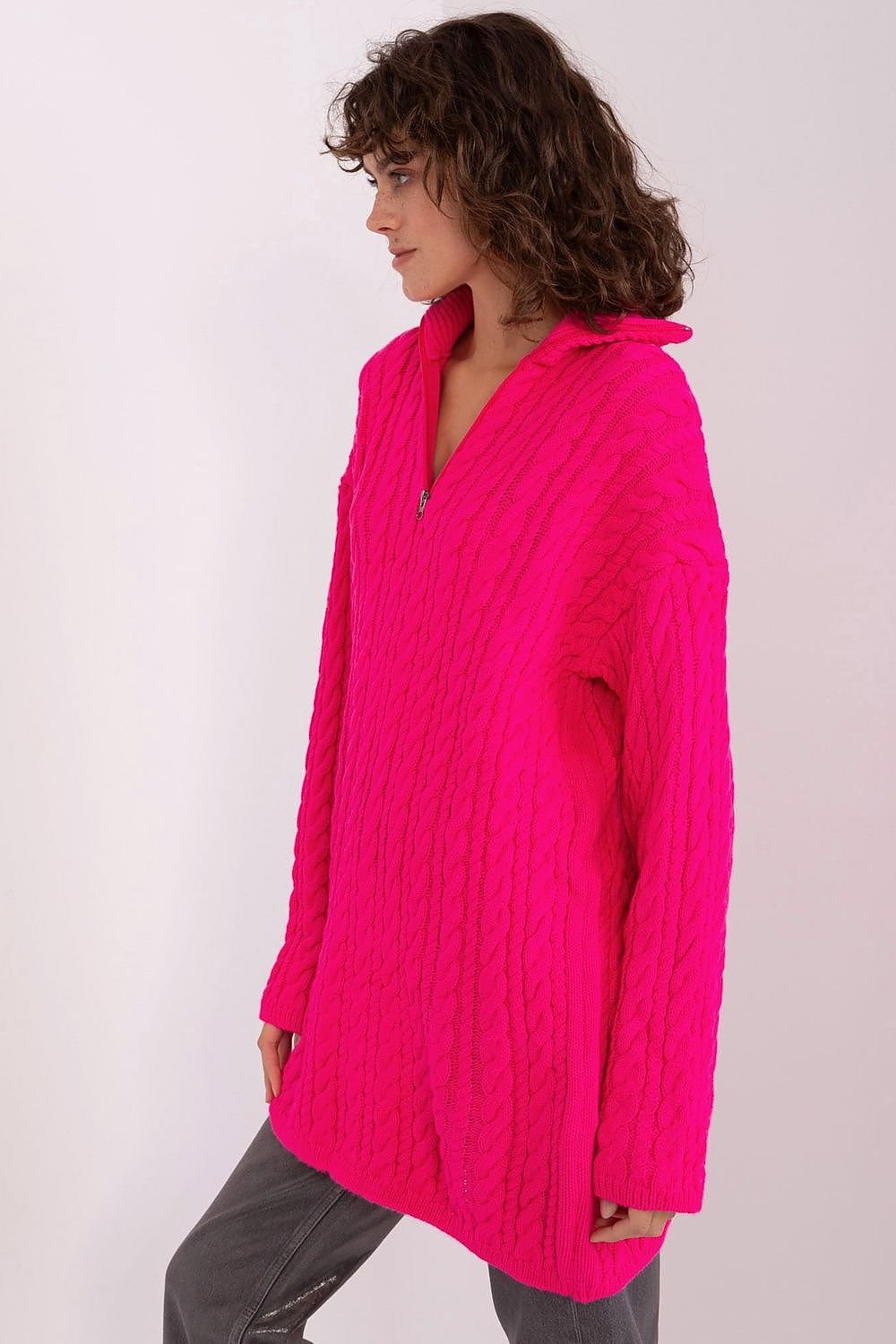 PULL LONG TOSADÉ À COL ROULÉ EN LAINE