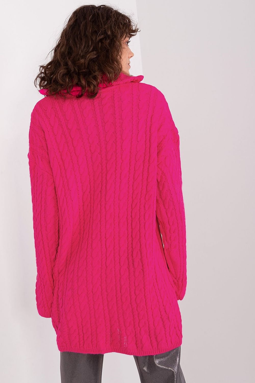 PULL LONG TOSADÉ À COL ROULÉ EN LAINE