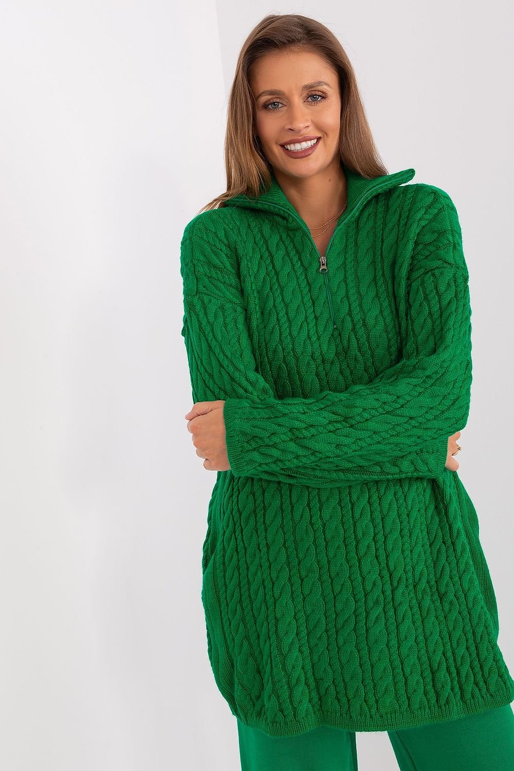 PULL LONG TOSADÉ À COL ROULÉ EN LAINE