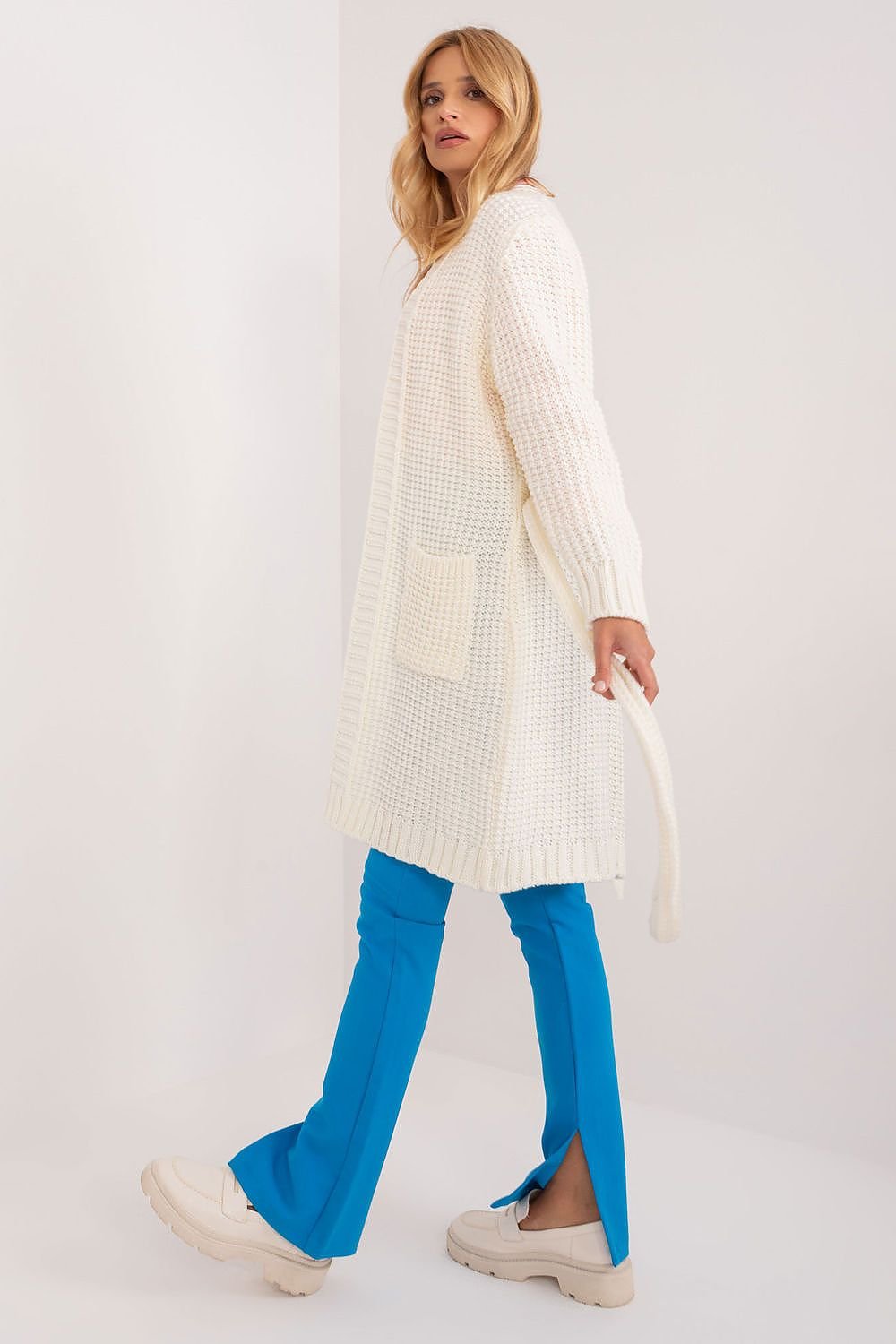 GILET CARDIGAN EN LAINE & ACRYLIQUE