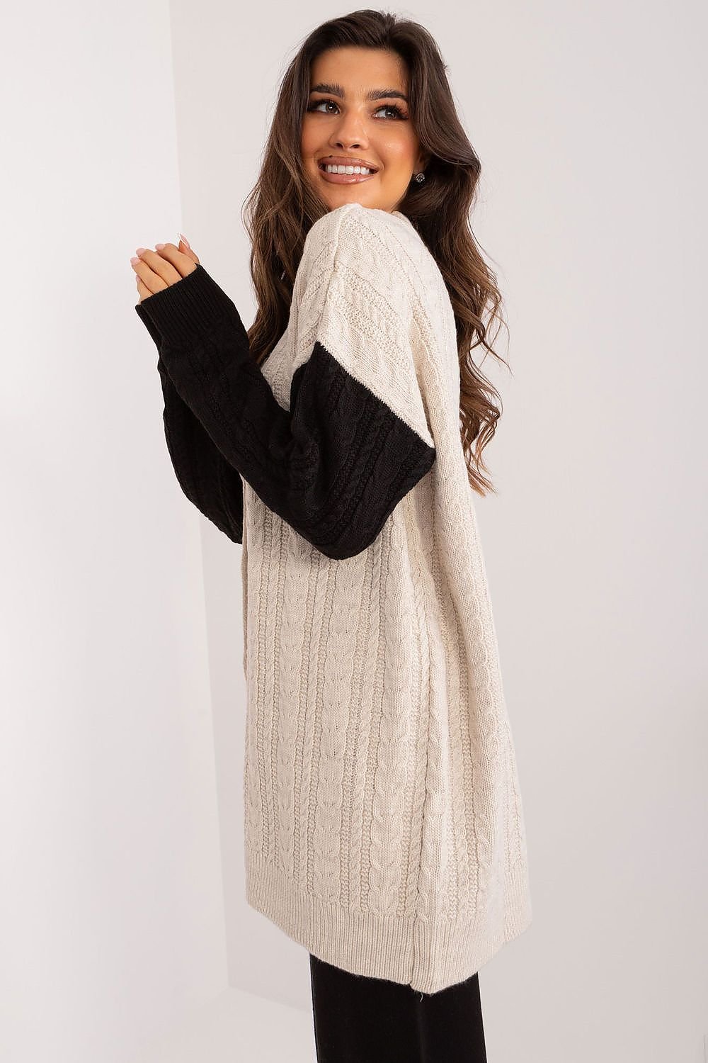CARDIGAN GILET MI LONG DÉCONTRACTÉ