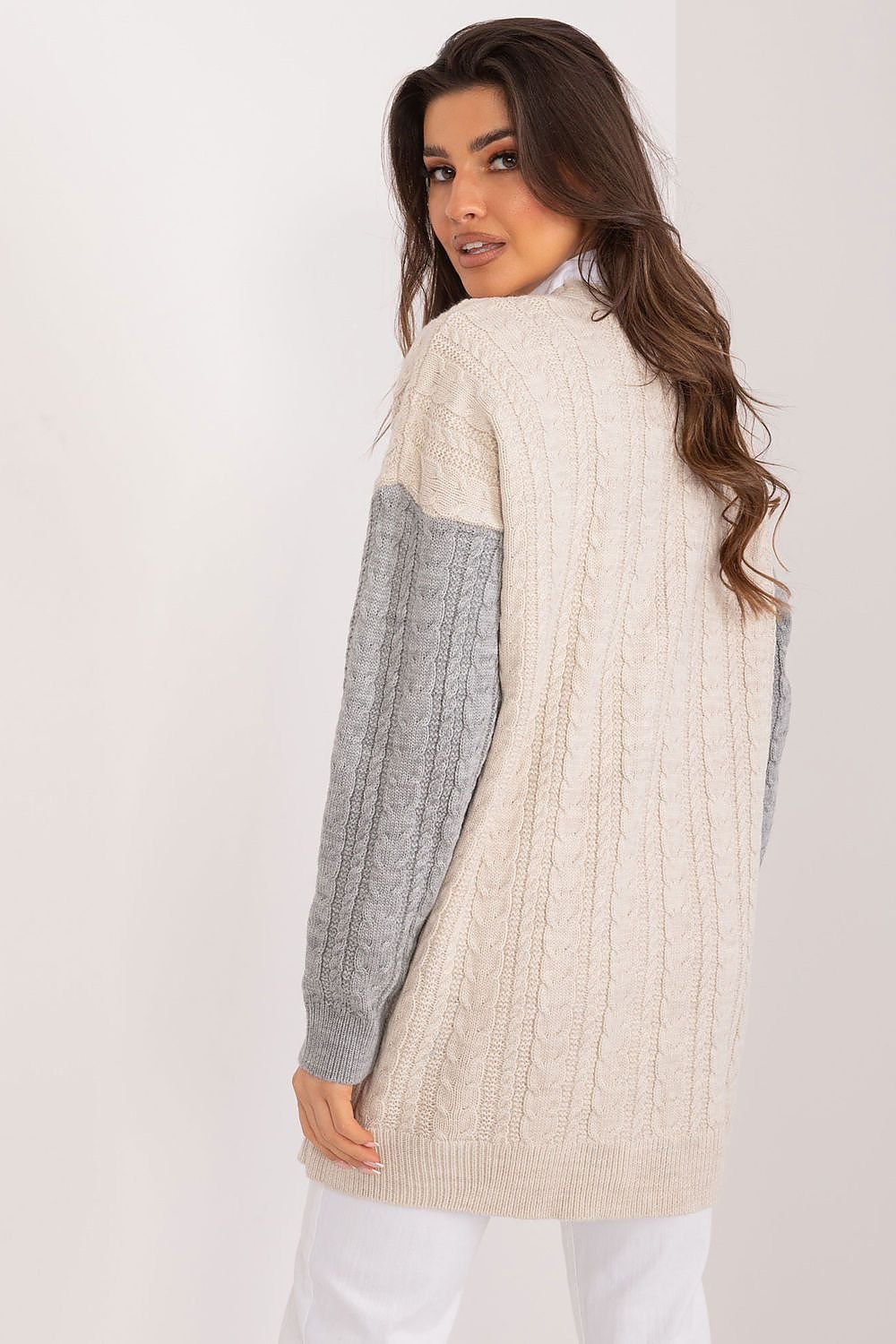 CARDIGAN GILET MI LONG DÉCONTRACTÉ
