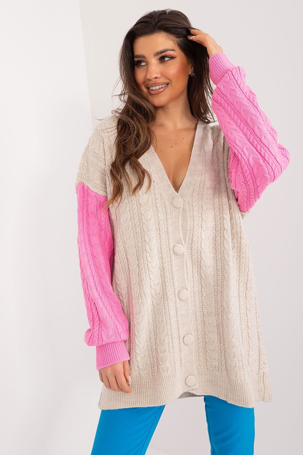CARDIGAN GILET MI LONG DÉCONTRACTÉ