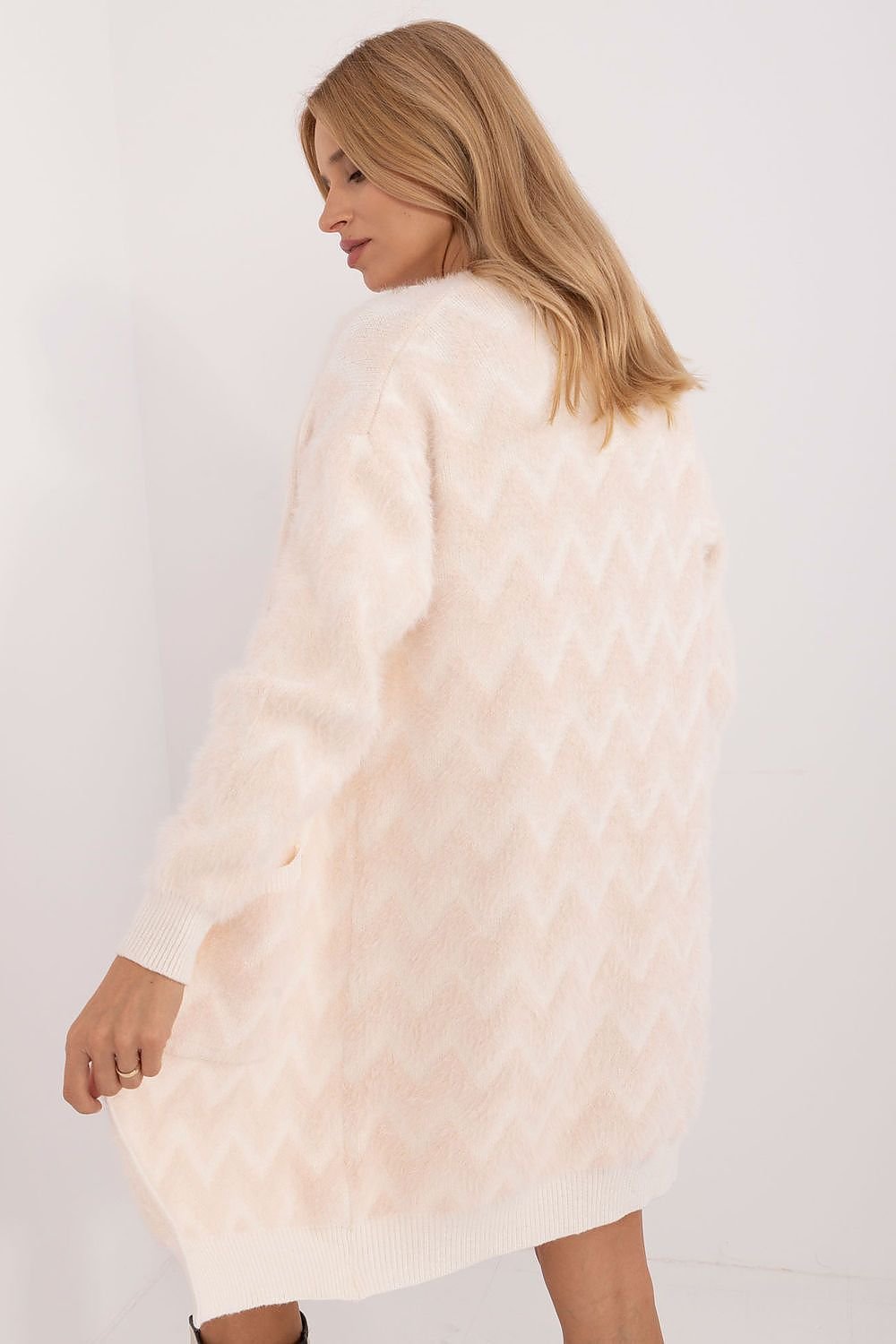 GILET À MOTIFS GÉOMÉTRIQUE