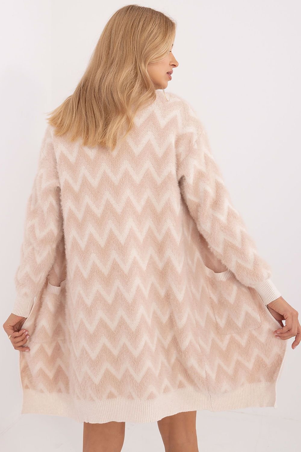 GILET À MOTIFS GÉOMÉTRIQUE