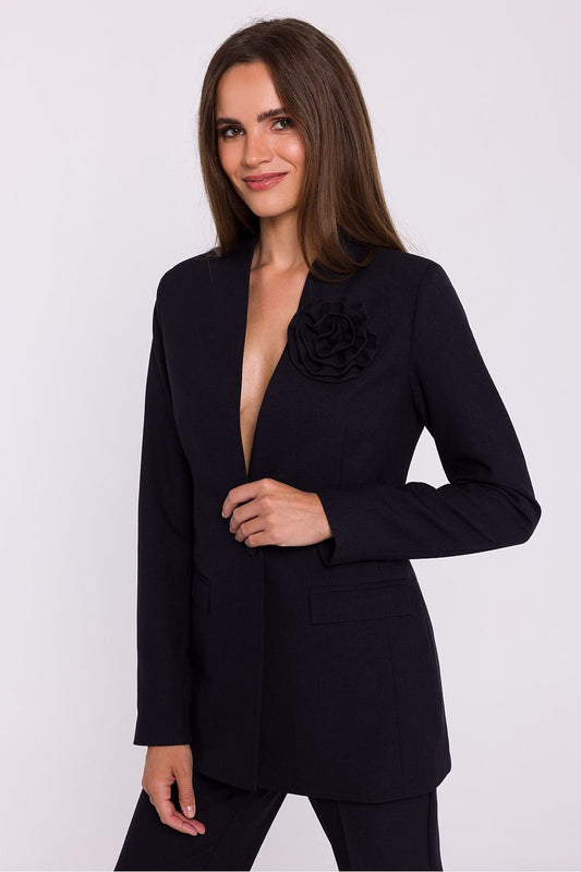 VESTE BLAZER FLEUR 3D