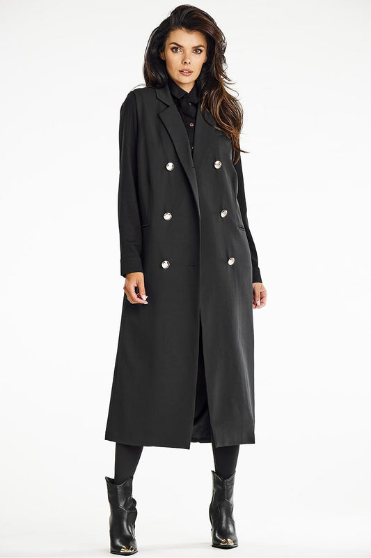 GILET MAXI DOUBLE BOUTONNAGE