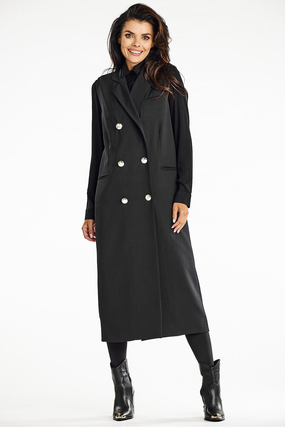 GILET MAXI DOUBLE BOUTONNAGE