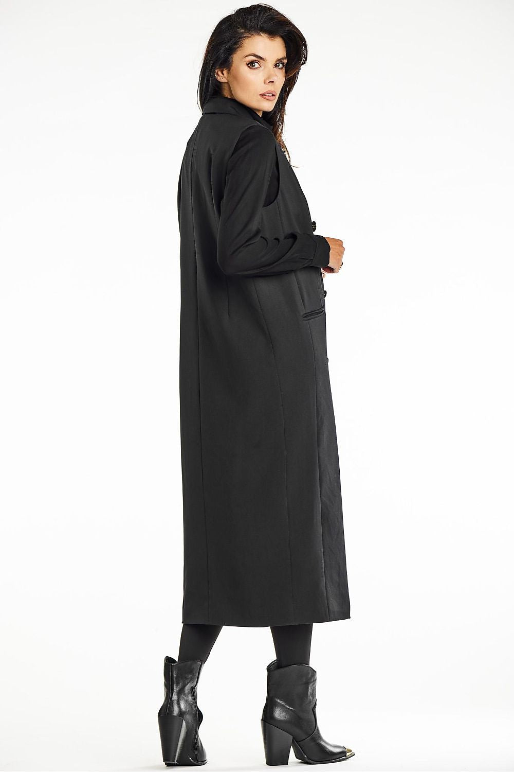 GILET MAXI DOUBLE BOUTONNAGE