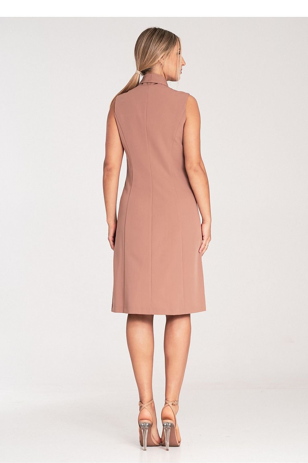 ROBE BLAZER LONG SANS MANCHES