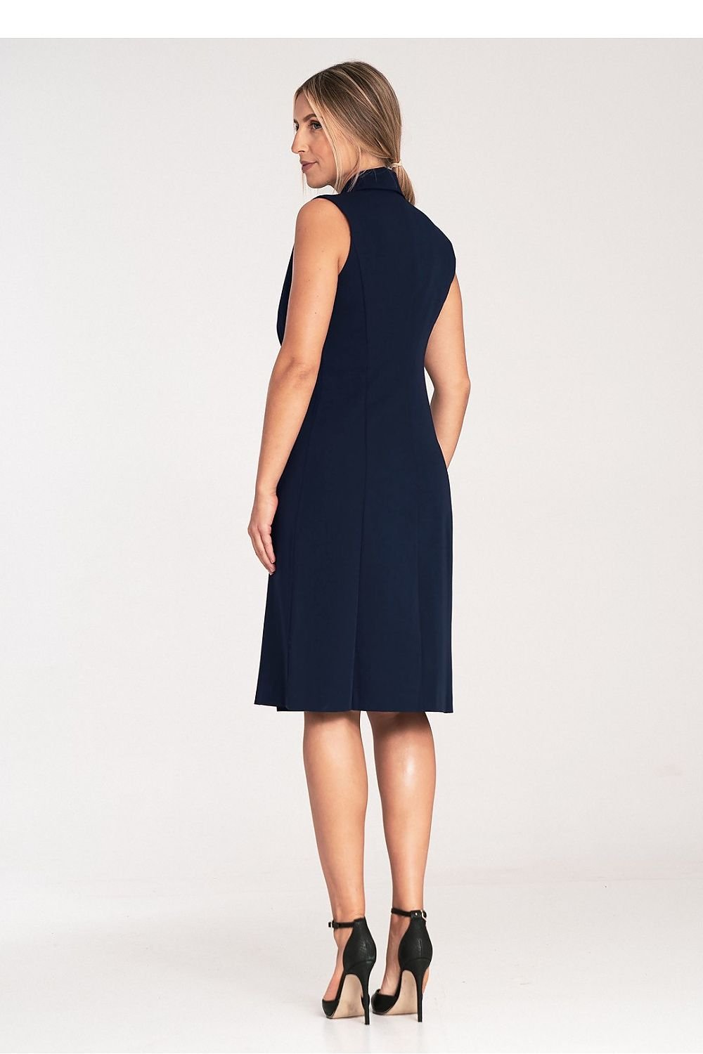 ROBE BLAZER LONG SANS MANCHES