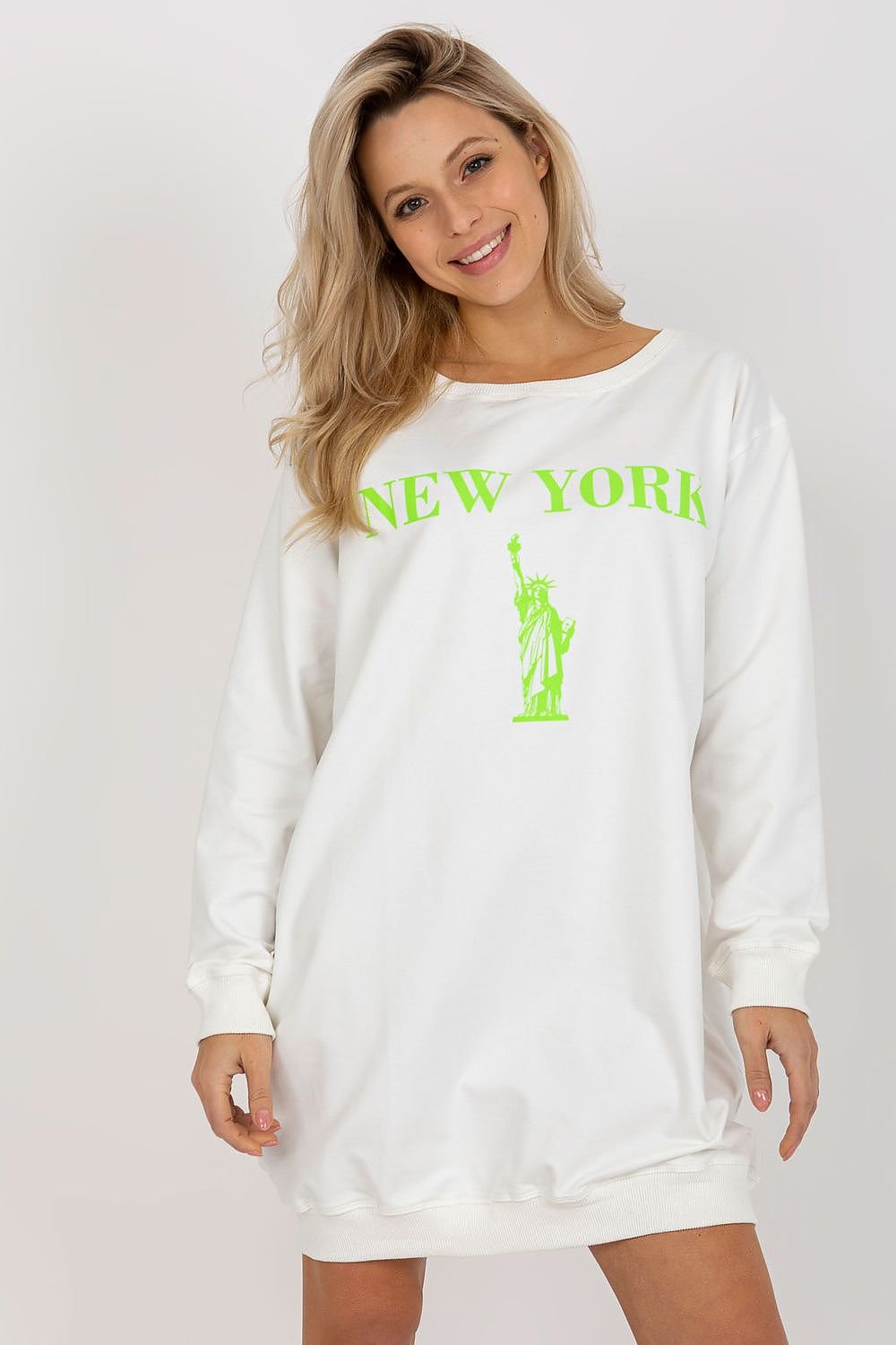 SWEATSHIRT OVERSIZE LONG NEW-YORK