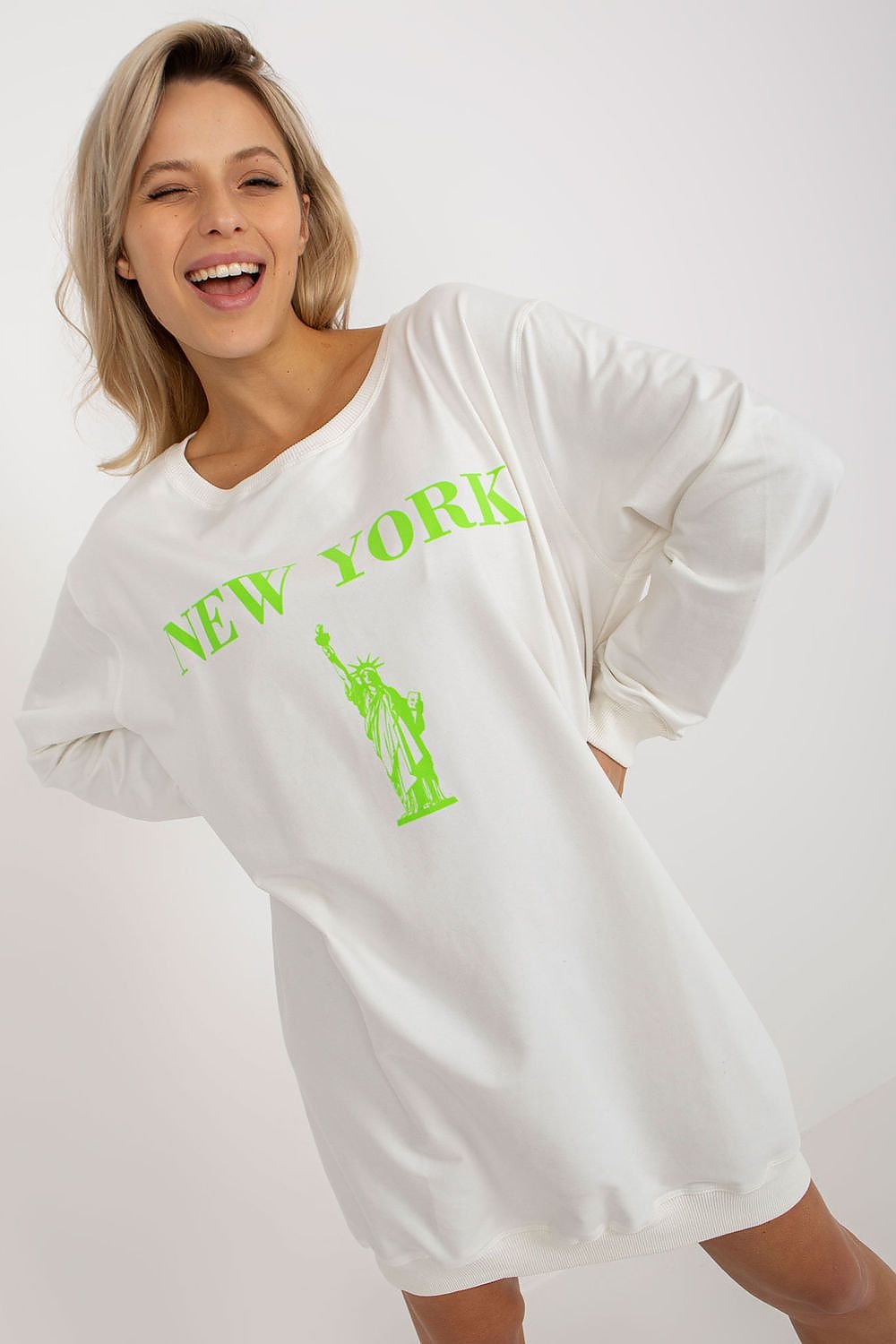 SWEATSHIRT OVERSIZE LONG NEW-YORK