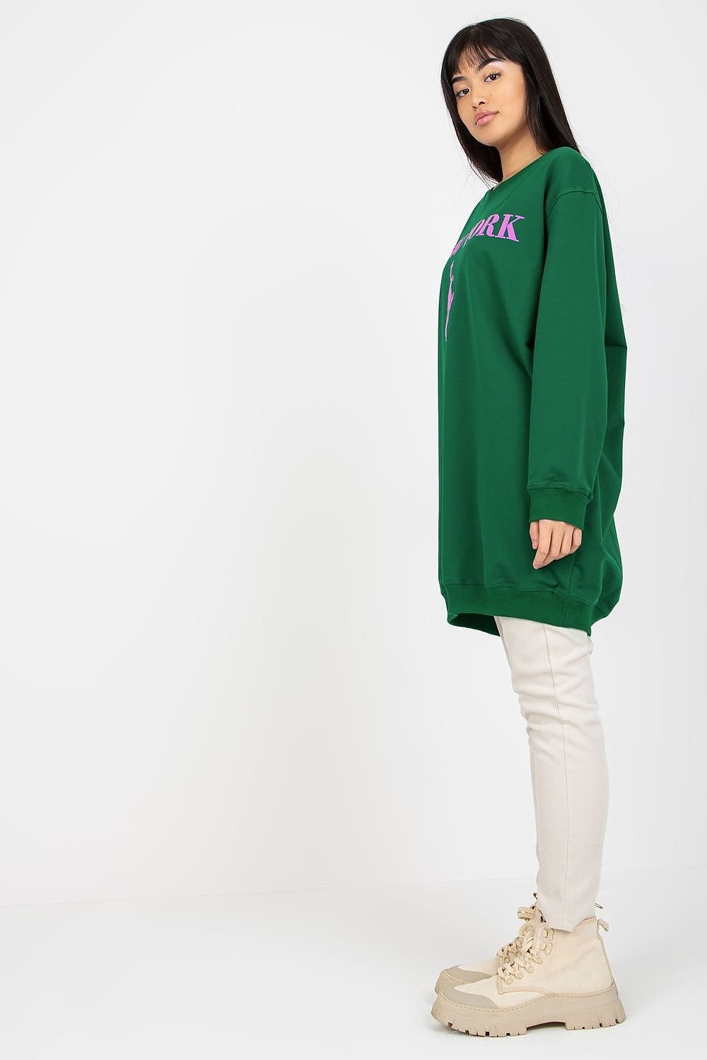 SWEATSHIRT OVERSIZE LONG NEW-YORK