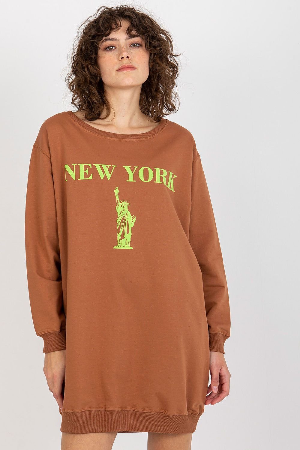 SWEATSHIRT OVERSIZE LONG NEW-YORK