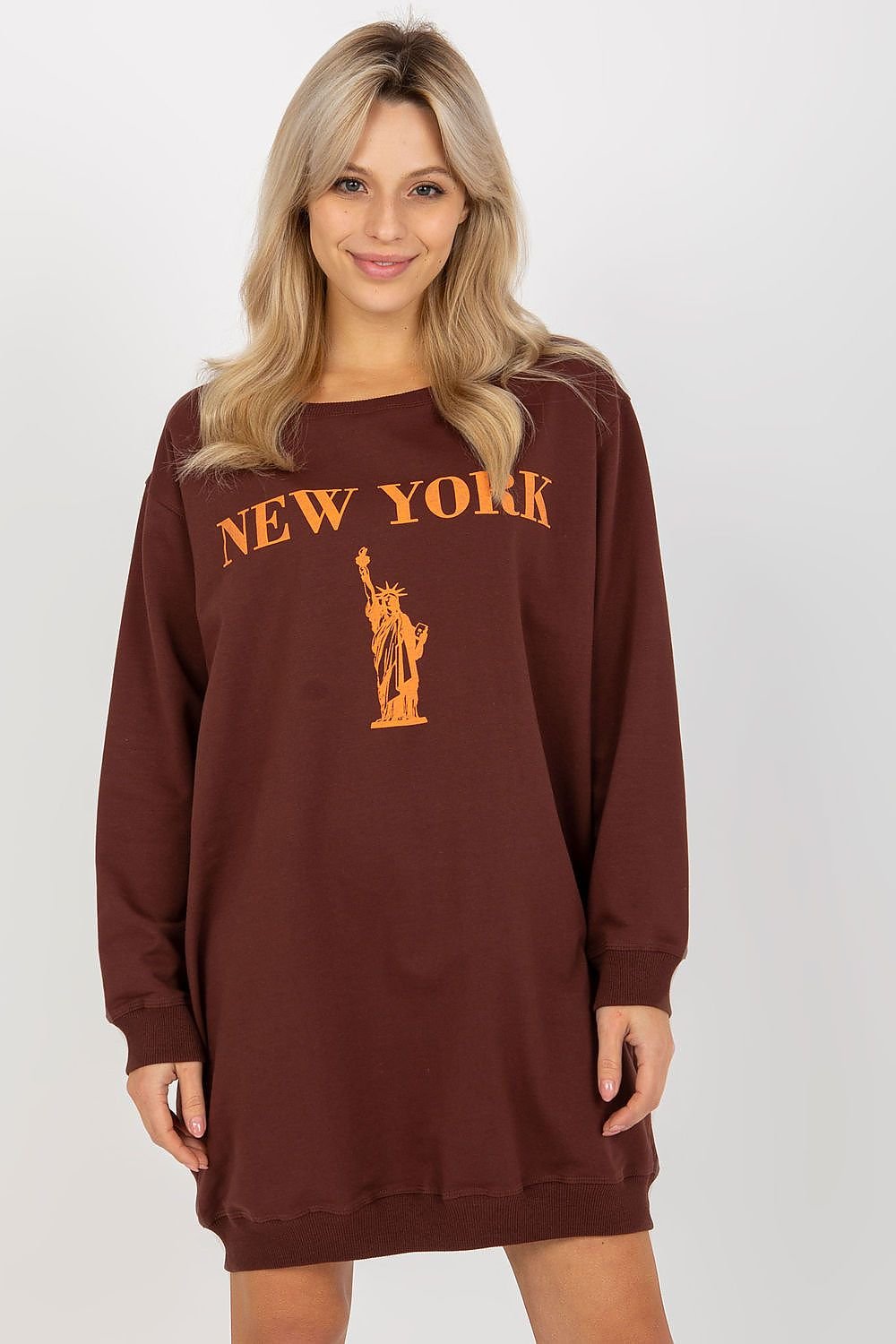 SWEATSHIRT OVERSIZE LONG NEW-YORK