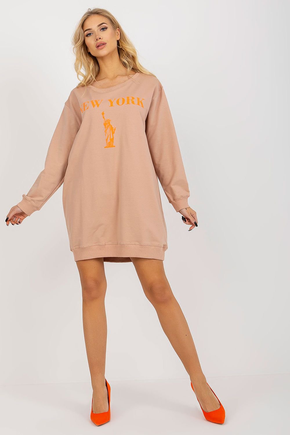 SWEATSHIRT OVERSIZE LONG NEW-YORK