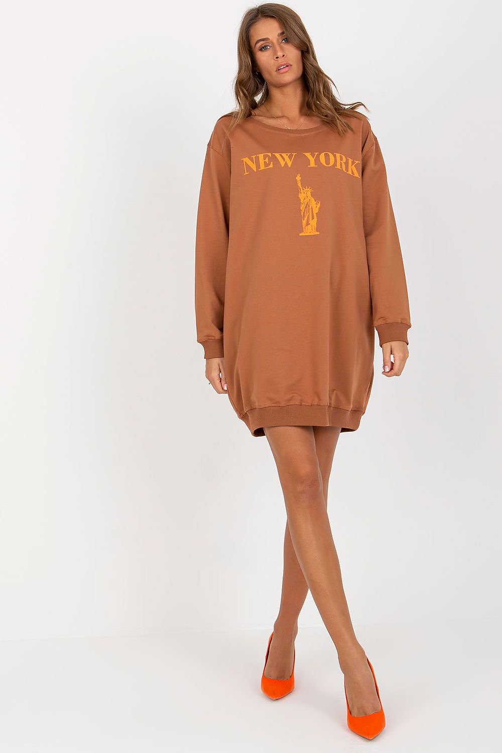 SWEATSHIRT OVERSIZE LONG NEW-YORK